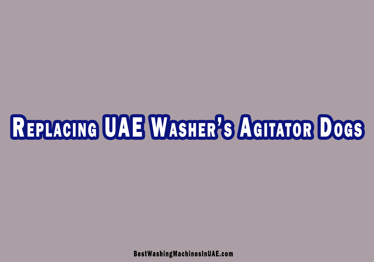How To Replace Washing Machine Agitator Dogs In UAE?