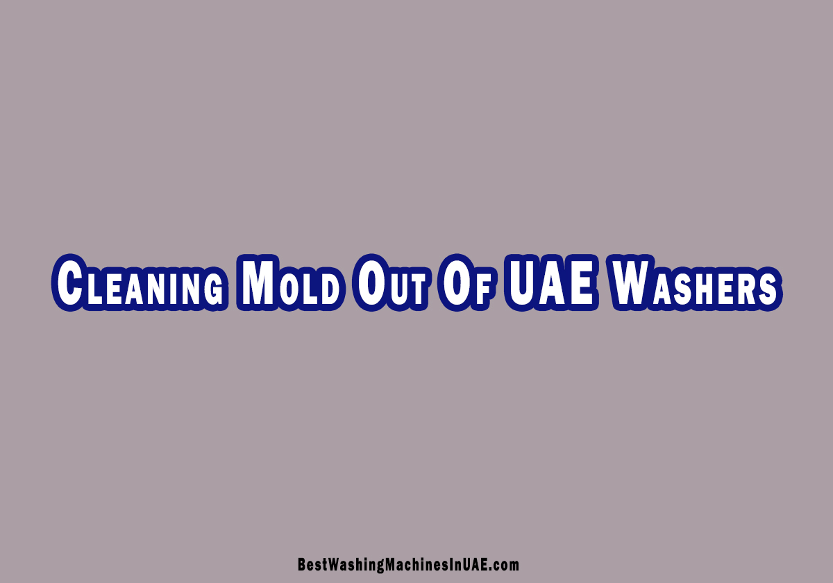 How to Clean Mold Out of a Washing Machine In UAE?